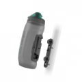 Антибактеріальна фляга з конектором та базою FIDLOCK TWIST bottle 590мл, прозорий/чорний