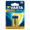 Батарейка VARTA LONGLIFE 6LR61 BLI 1 ALKALINE