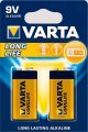 Батарейка VARTA LONGLIFE 6LR61 BLI 2 ALKALINE Батарейка VARTA LONGLIFE 6LR61 BLI 2 ALKALINE