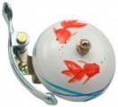 Дзвінок HANDPAINTED SUZU CRANE, Koi, 55мм алюміній, скоба