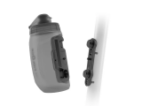 Фляга з конектором та базою FIDLOCK TWIST bottle 450мл, прозорий/чорний