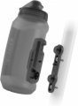 Фляга з конектором та базою FIDLOCK TWIST bottle 750мл, прозорий/чорний