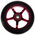 Колесо для самокату SP-Sport, 100 мм, чорно-червоний Колесо для самокату SP-Sport, 100 мм, чорно-червоний