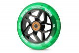 Колесо для трюкового самоката Hipe Star 110мм, black/transparent/green Колесо для трюкового самоката Hipe Star 110мм, black/transparent/green
