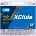 Ланцюг KMC X-Glide Grey Cues, 9/10/11 шв, 126 ланок Ланцюг KMC X-Glide Grey Cues, 9/10/11 шв, 126 ланок