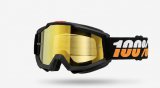 Маска TW 100, чорна з жовтою revo лінзою