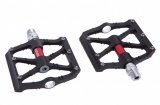 Педалі GINEYEA K-307, пром. підшипники, чорно-червоні Педалі GINEYEA K-307, пром. підшипники, чорно-червоні