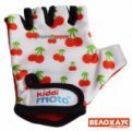 Перчатки детские Kiddi Moto, белые с вишенками Перчатки детские Kiddi Moto, белые с вишенками
