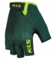 Рукавички короткий палець KLS Factor, зелений