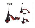 Самокат трансформер 3 в 1, чорно-червоний Самокат трансформер 3 в 1, чорно-червоний
