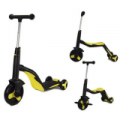 Самокат трансформер 3 в 1, чорно-жовтий Самокат трансформер 3 в 1, чорно-жовтий