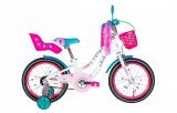 Велосипед 16" Formula FLOWER PREMIUM, білий Велосипед 16" Formula FLOWER PREMIUM, білий