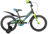 Велосипед 18" для мальчика Spelli VIRAGE (black/blue&green)