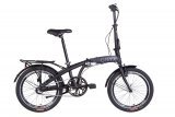 Велосипед 20" Dorozhnik ONYX, Nexus, чорний