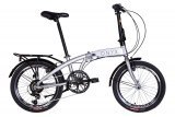 Велосипед 20" Dorozhnik ONYX, V-br, сріблястий
