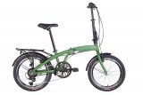 Велосипед 20" Dorozhnik ONYX, V-br, зелений