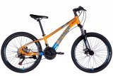 Велосипед 24" SPACE MERCURY DD FR, помаранчево-синій