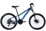 Велосипед 24" SPACE MERCURY DD FR, сіро-синій
