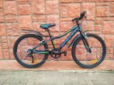 Велосипед 24" Spelli ACTIVE BOY, чорно-синьо-зелений