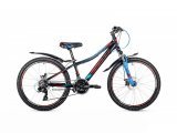 Велосипед 24" Spelli Cross Boy, чорно-червоно-синій