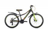 Велосипед 24" Spelli Cross Boy, чорно-помаранчево-зелений