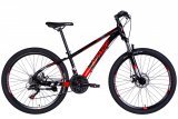 Велосипед 26" SPACE MERCURY DD FR, чорно-червоний