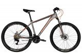 Велосипед 27.5" Discovery BASTION DD FR, сріблясто-помаранчевий