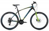 Велосипед 27,5" Spelli SX-4700 (black/blue/green) Велосипед 27,5" Spelli SX-4700 (black/blue/green)