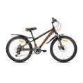 Велосипед детский 24" Avanti Rider Disk, черно-оранжевый