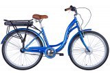 Велосипед з електроприводом 26" Dorozhnik eAQUAMARINE, 350 Вт, 36В, 12.5А, синій