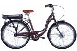 Велосипед з електроприводом 26" Dorozhnik eAQUAMARINE, 350 Вт, 36В, 12.5А, сірий