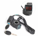 Замок запалювання з вольтметром 12-72V Замок запалювання з вольтметром 12-72V
