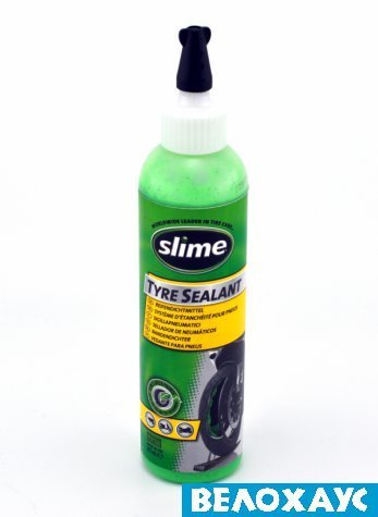 Антипрокольная жидкость для бескамерных покрышек Slime