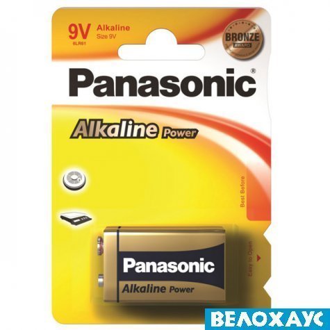 Батарейка крона Panasonic Alkaline 6LR61