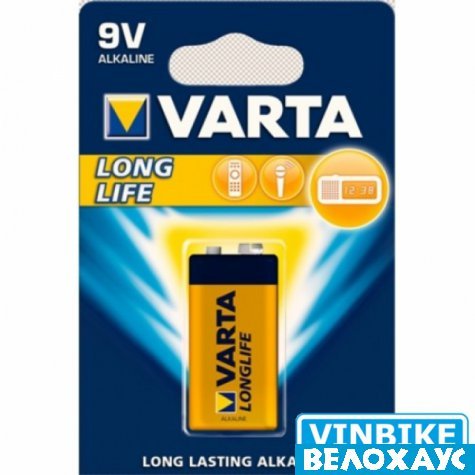 Батарейка VARTA LONGLIFE 6LR61 BLI