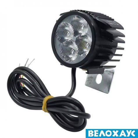 Фара з сигналом, 4LED, 12W 12-80Вт