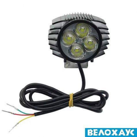 Фара з сигналом, 4LED, 12W 12-80Вт