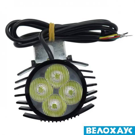 Фара з сигналом, 4LED, 12W 12-80Вт