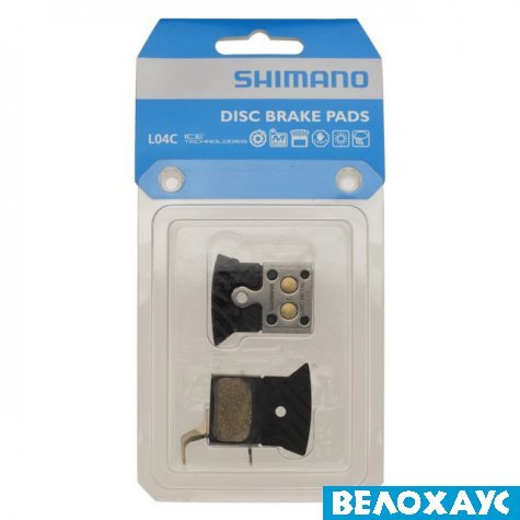 Гальмівні колодки Shimano L04C + радіатор