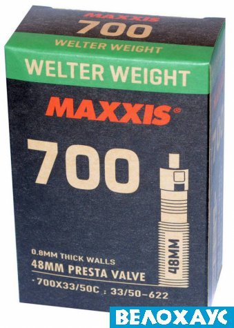 Камера 700x33-50C Maxxis Welter Weight, presta 48 mm