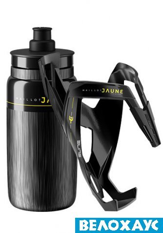 Комплект ELITE: фляготримач і фляга FLY TEX 550 Maillot Jaune