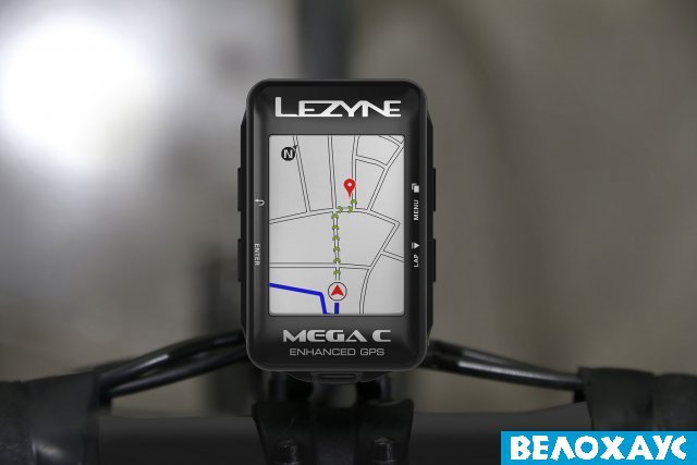 Компьютер GPS LEZYNE MEGA C + датчик пульса и скорости