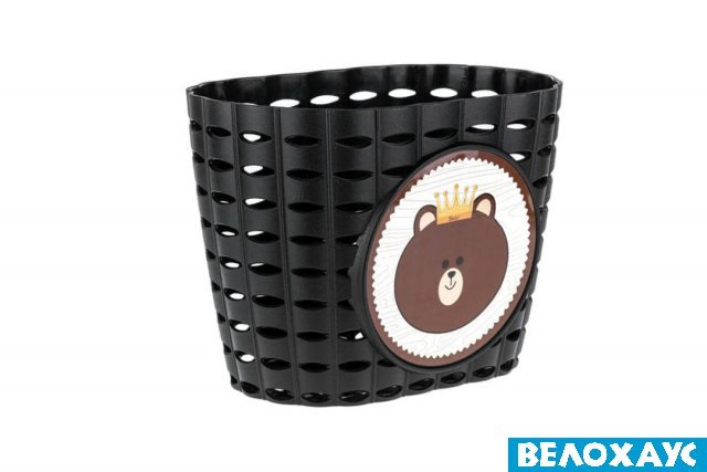 Кошик дитячий пластиковий на кермо ONRIDE Lio, чорний