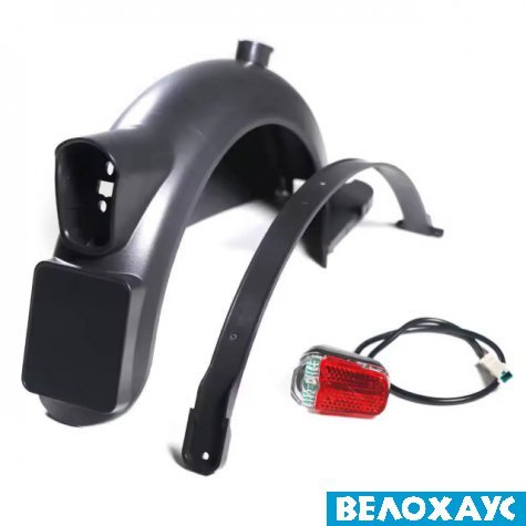 Крило заднє для самокату Ninebot G30, Like.bike Max + фонарь та кріплення