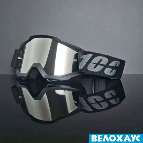 Маска TW 100, чорна з полу-прозорою лінзою