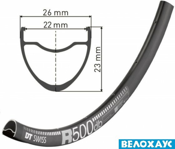 Обід 29 DT Swiss R500 29x22, DISK BRAKE, 28 отв.