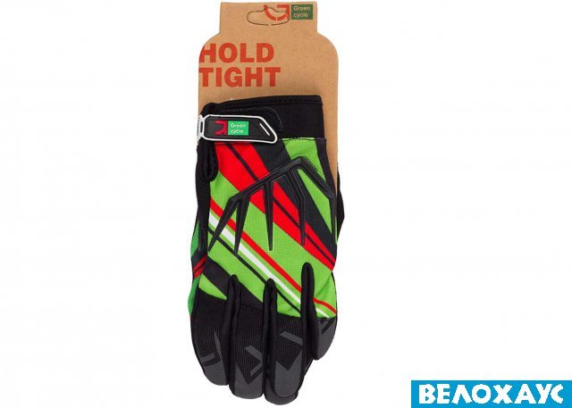 Перчатки Green Cycle NC-2361-2014 MTB с закрытыми пальцами