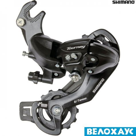 Перемикач задній Shimano RD-TY300-GS-B, крюк