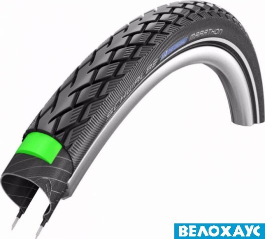 Покришка 28x2.15 (55-622) Schwalbe GREEN MARATHON, RT