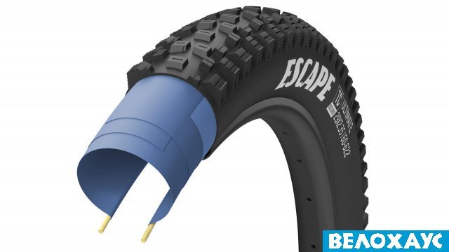 Покришка 29x2.35 (60-622) GoodYear ESCAPE tubeless complete, folding, black, 120tpi
